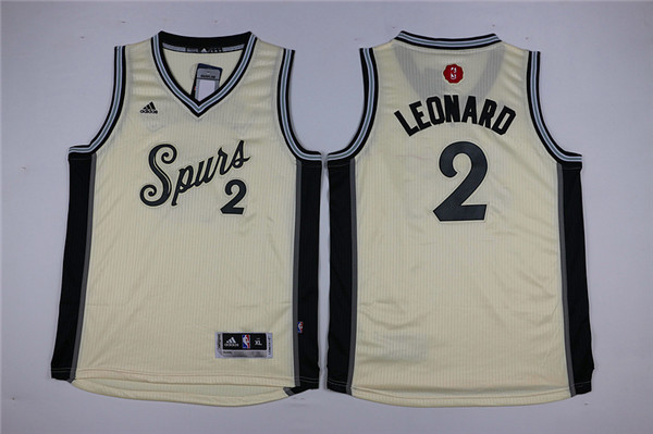 NBA Youth San Antonio Spurs #2 Leonard White Game Nike Jerseys->youth nba jersey->Youth Jersey